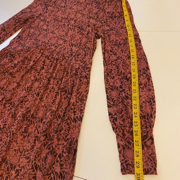 Peruvian Connection Willowmead Floral Pima Cotton Blend Midi Dress Size Medium - Picture 11 of 11